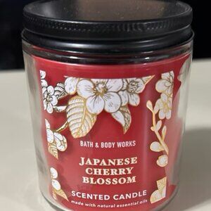 NEW! Bath and Body Works Japanese Cherry Blossom Single Wick Candle